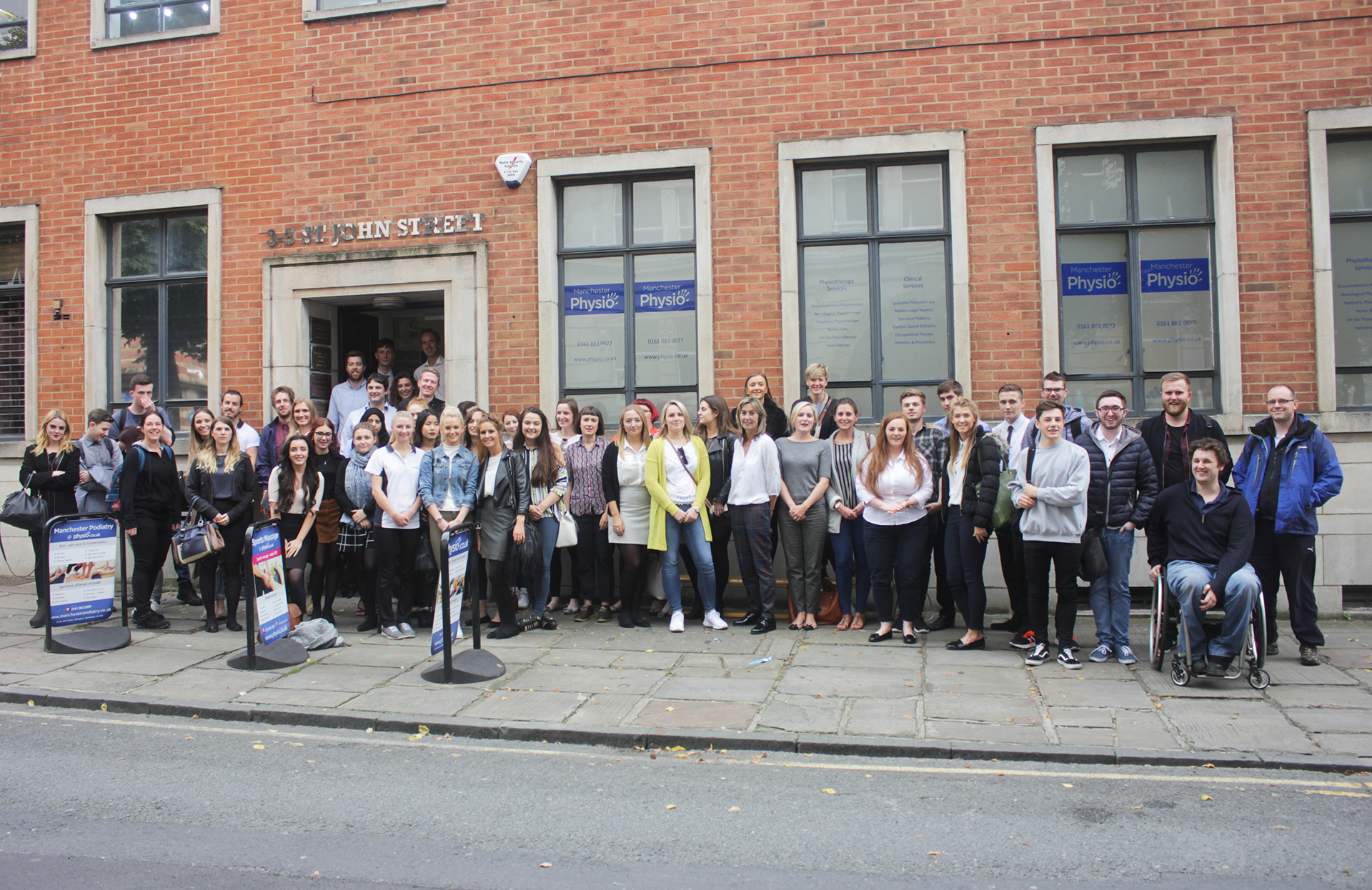 Group of Manchester Neuro Physio Staff members